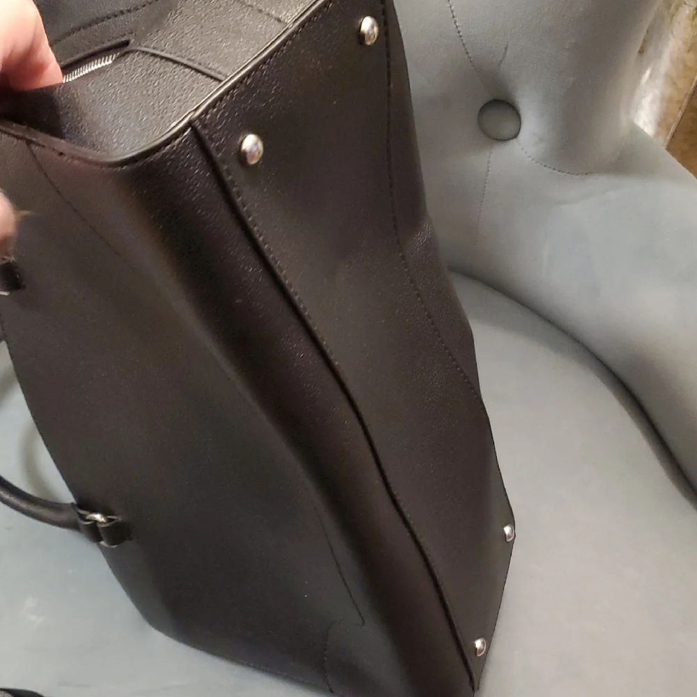 Nine West Elegant Black Purse W Bonus Mini Purse.. - Picture 13 of 15